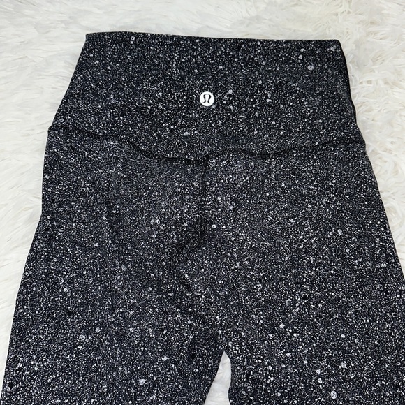Lululemon Align Pant II *25" Luminesce Splatter Ice Grey Black - Picture 6 of 6